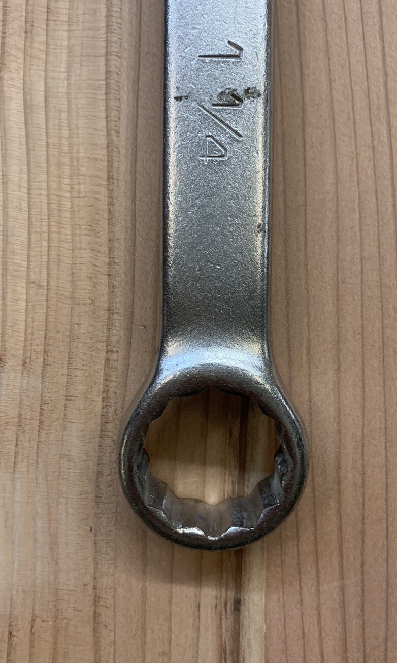 Wright Grip 1140 1-1/4” Open End Wrench Used Free Shipping