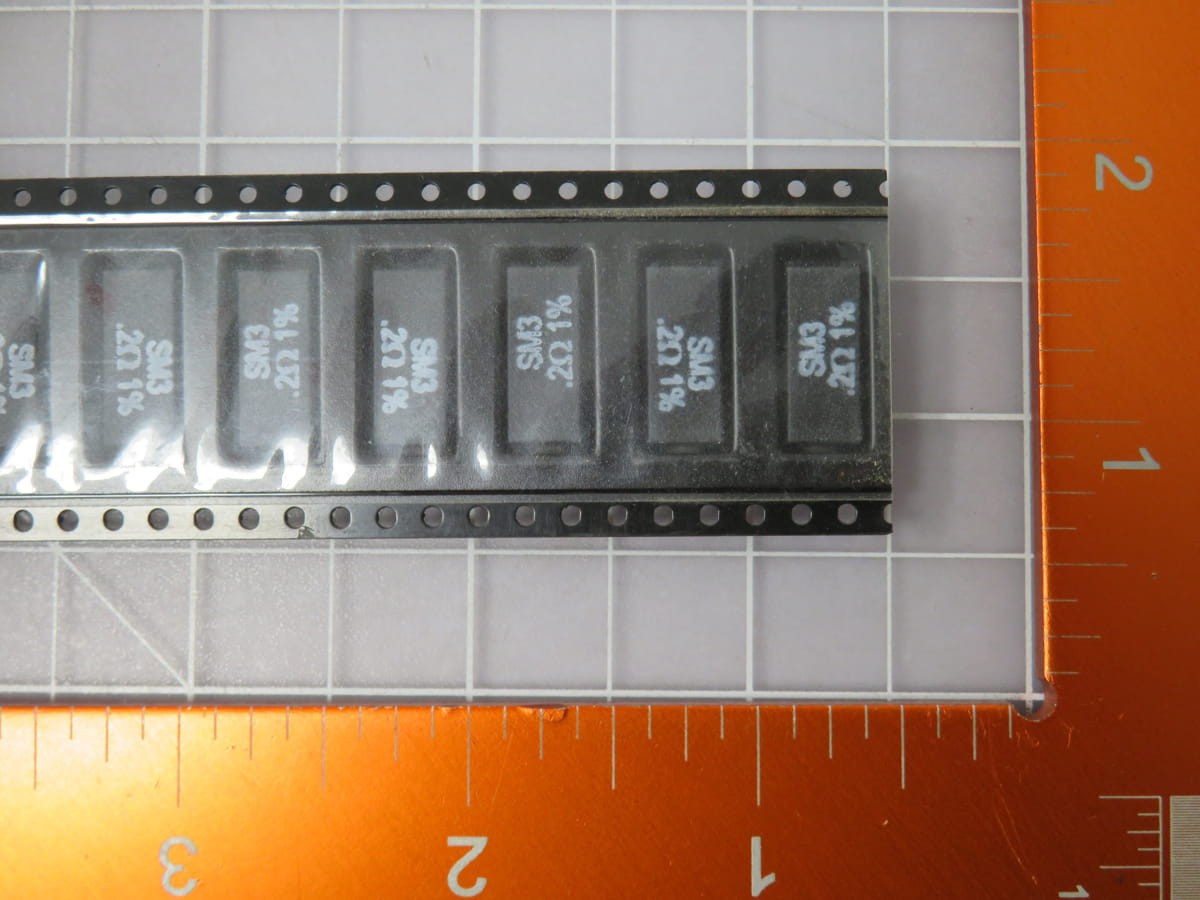 Lot of 416 SEI SM6227FTR200 Wirewound Resistors – SMD RES, WW, 6227, 0.2 ohm, 1