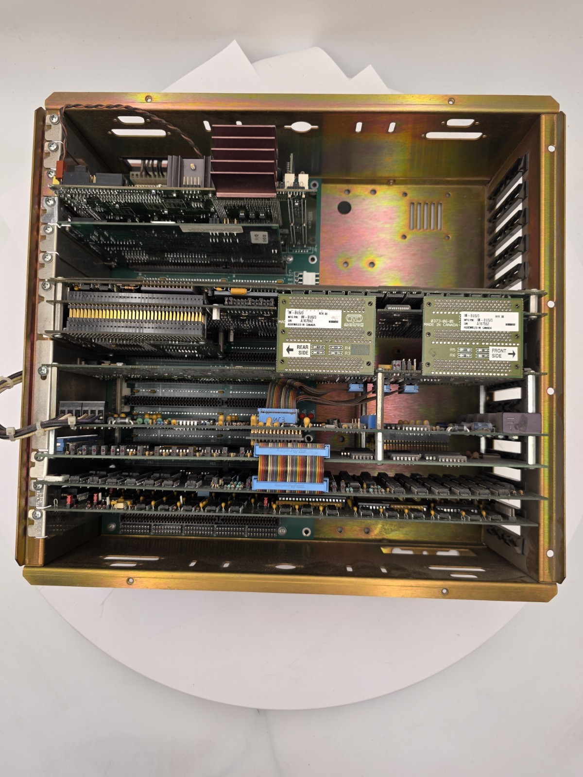 WPC CCR CLC RACK (INDUSTRIAL COMPUTER SOURCE) MODEL OEMC-15 (SEE DESCRIPTION)