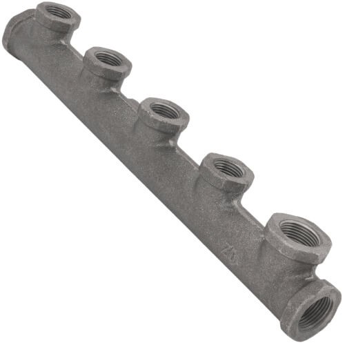 Gastite 5-PORTMAN 3/4″ x 1/2″ Female Malleable Iron Manifold, 5-Port