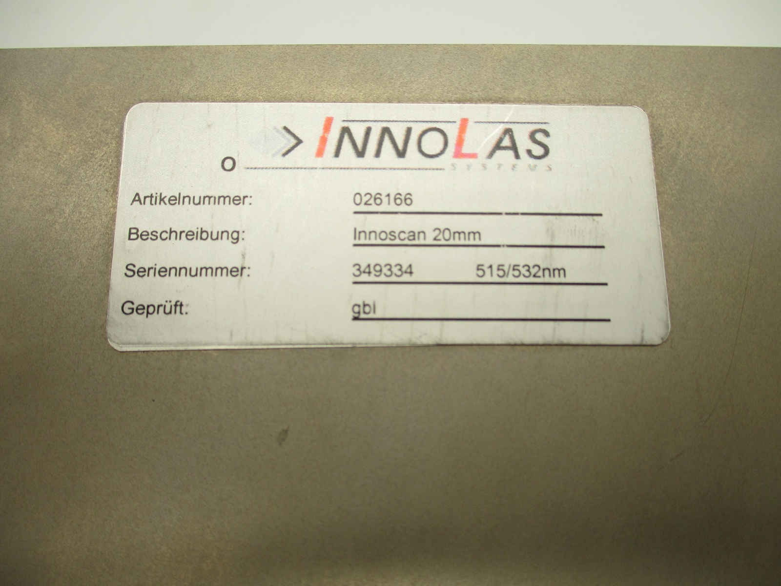INNOLAS 026166 NSMP