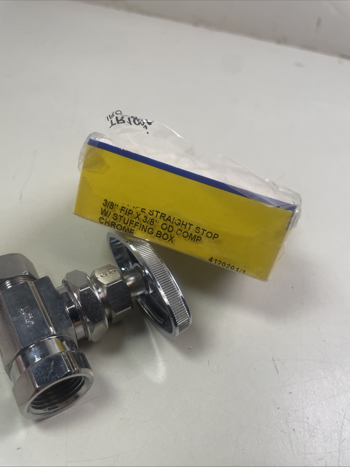 BrassCraft TR10 C Ball Handle Supply Stop Valve 3/8 FIP x OD Compression