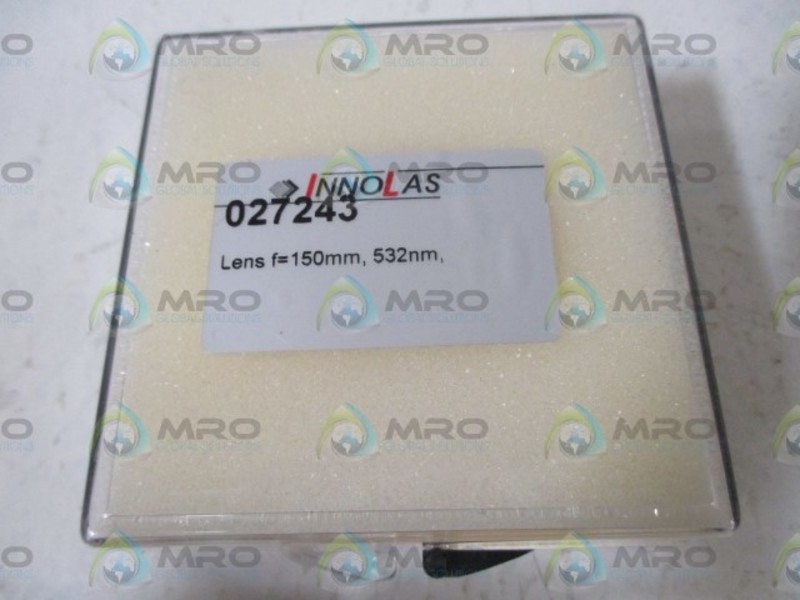 INNOLAS 027243 LENS F=150MM, 532NM ORIGINAL PACKAGE