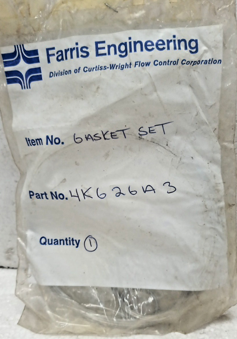 Farris Engineering 4KG26A3 Gasket Set Free Expedite Shipping