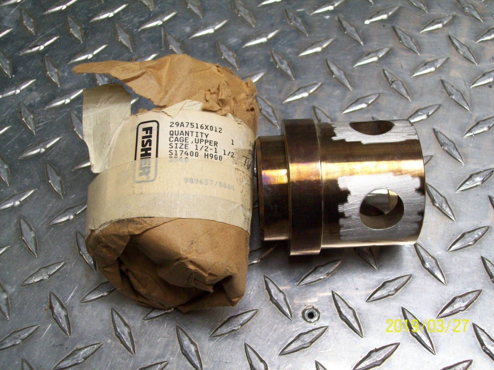 NEW FISHER 29A7516X012 UPPER CAGE