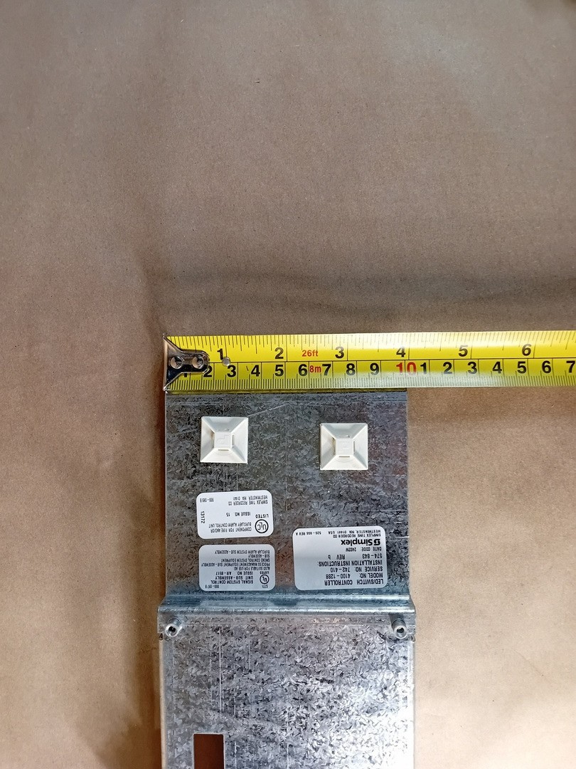 SURPLUS NEW SIMPLEX 4100-1288 LED/Switch Controller with Mounting Plate