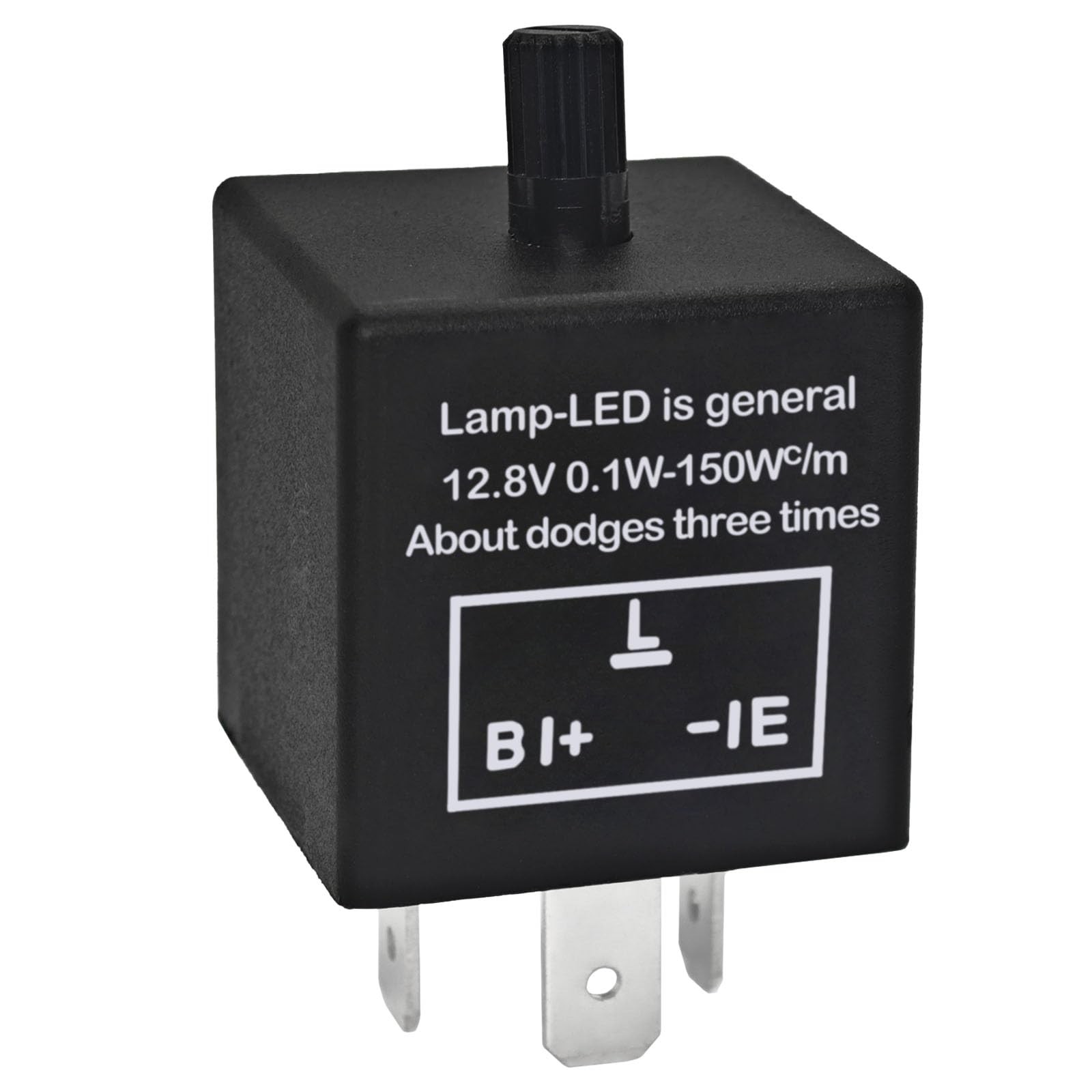 CF13 LED Flasher Relay Pack of 2 – 3 Pin Adjustable Turn Signal Relay CF13 EP…