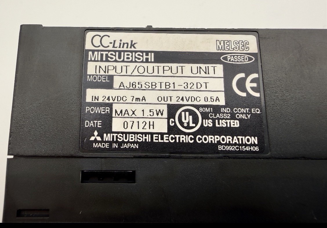MITSUBISHI AJ65SBTB1-32DT CC-LINK INPUT/OUTPUT UNIT #00
