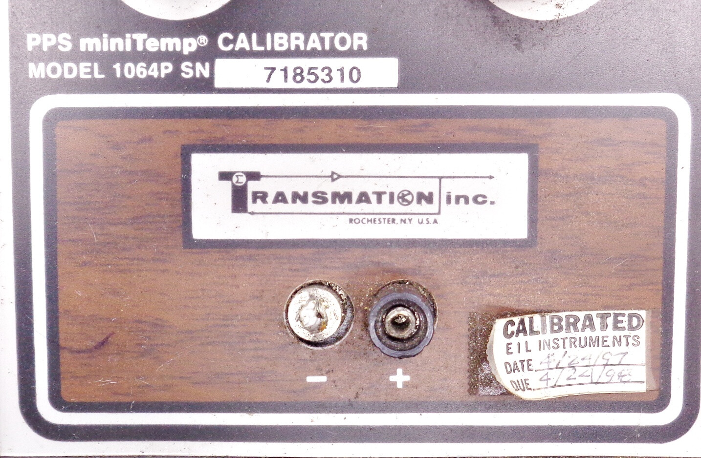 TRANSMATION 1064P TEMPERATURE CALIBRATOR W/ CASE