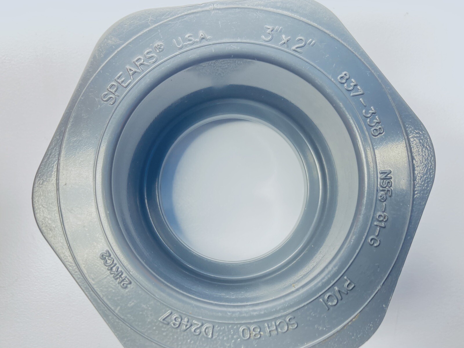 UNUSED SPEARS 837-338 REDUCER BUSHING 3″X2″ PVC SCH 80