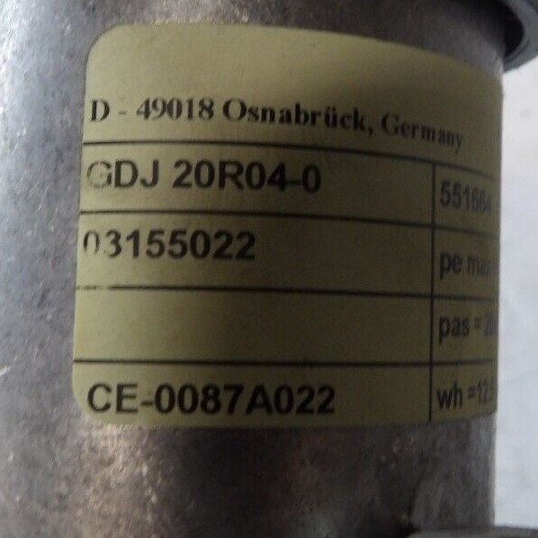 NEW KROM SCHRODER PRESSURE REGULATOR 3/4″ NPT 400 mBAR GDJ20R04-0 03155022