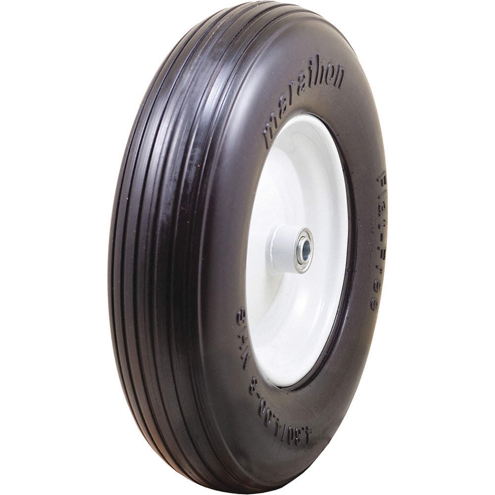 GRAINGER APPROVED 53CM67 FlatFree Wheel,15 1/2″,375lb,4.80/4.00-8 53CM67