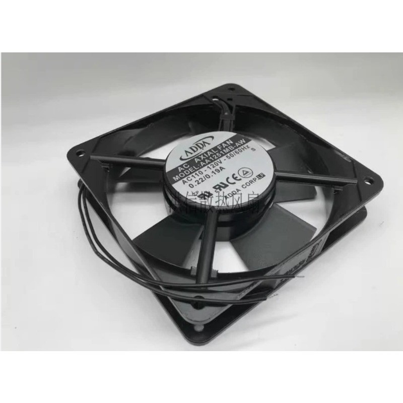 1PCS ADDA 12025 AA1251MB-AW 110-120V 0.22/0.19A 120x25mm Fan