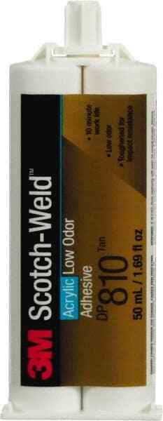 3M 7100148757 Acrylic: 48.5 mL, Cartridge Adhesive 10 min Working Time