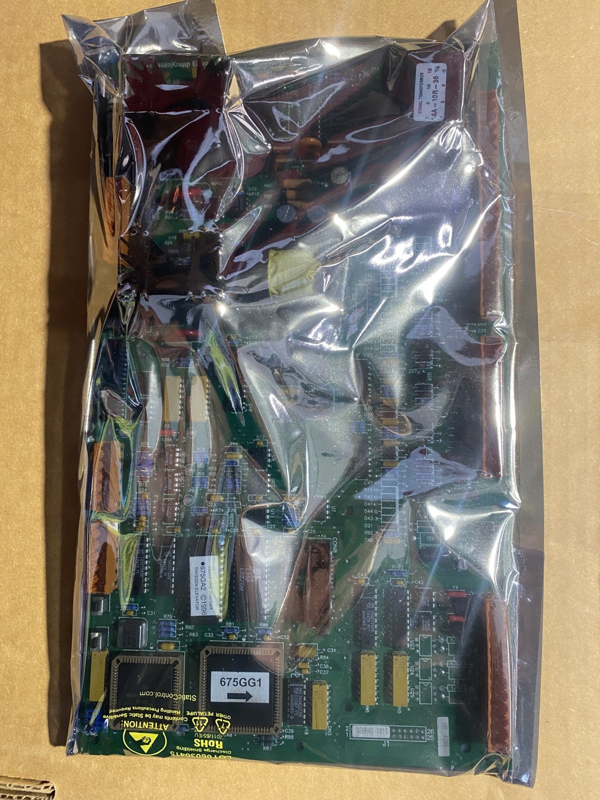 ThyssenKrupp Elevator 6300GE4 Rev. F Electronic Door Board Dover
