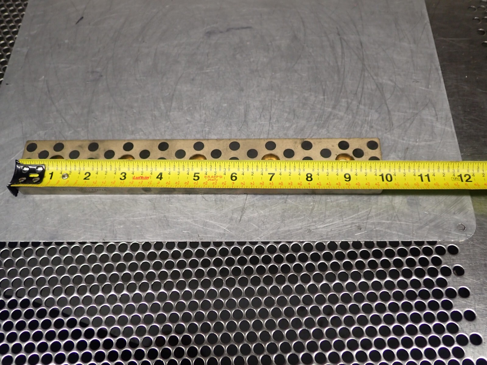 LAMINA L412-80G Wear Strip Bronze Drilled Used With Warranty (Lot of 3) See Pics