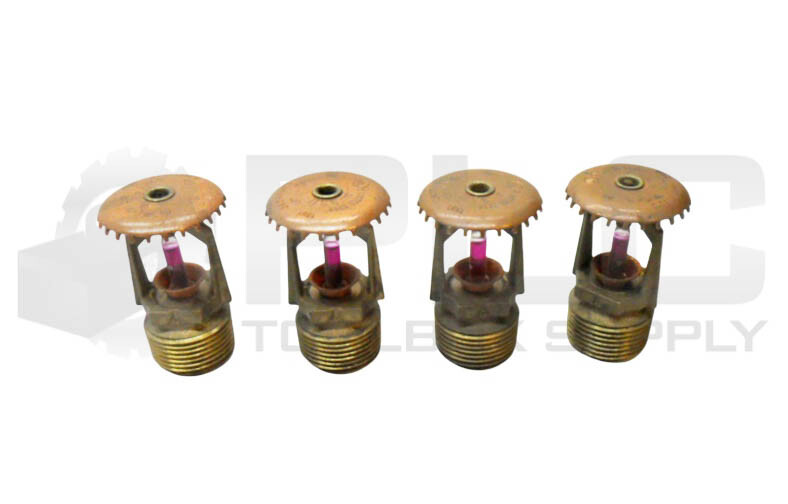 LOT OF 4 NEW ASSU 22S2 UPRIGHT SPRINKLER HEAD 360DEG F 1/2″