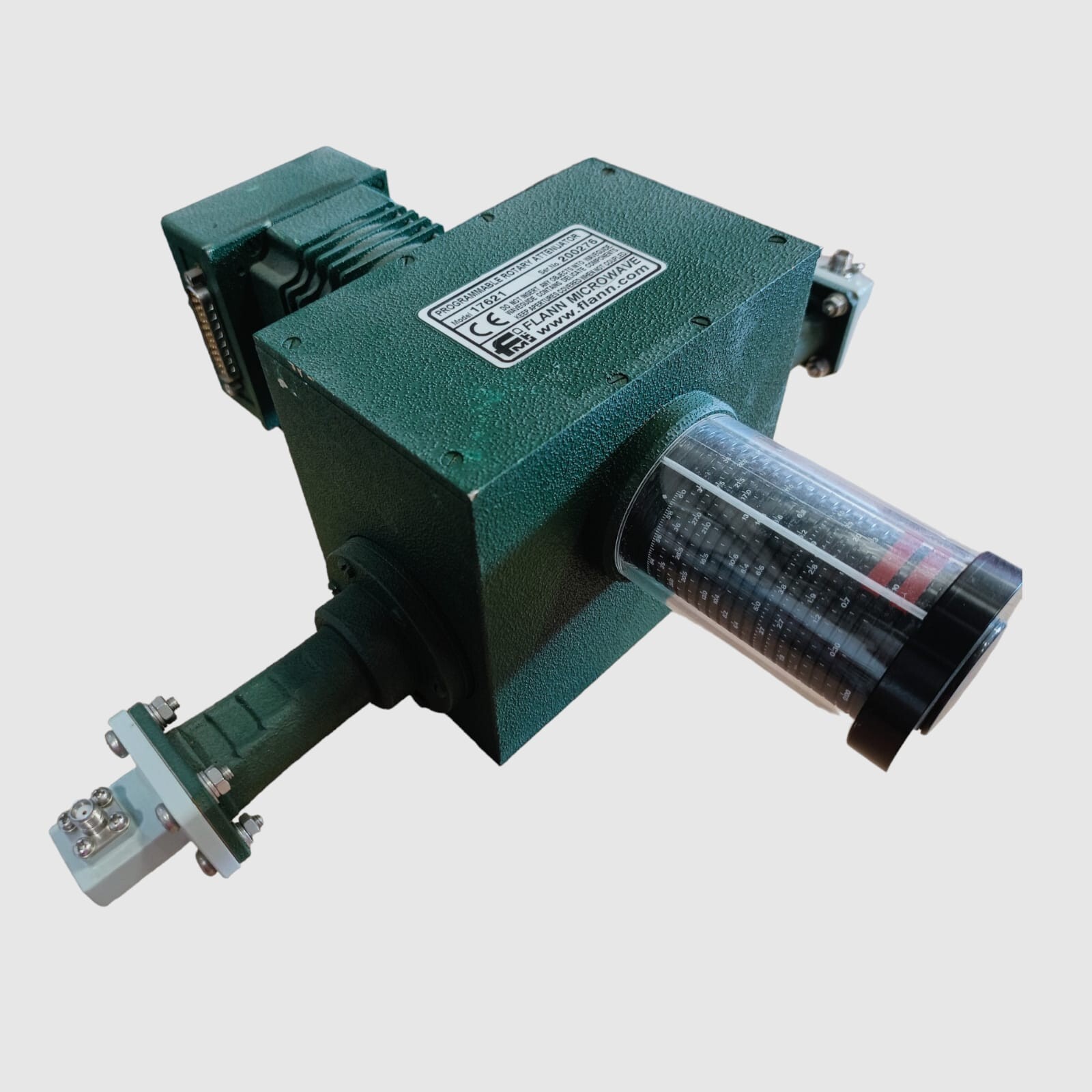 Flann Microwave Programmable Rotary Attenuator 17621 9.84-15.0GHz wg-17 r-120