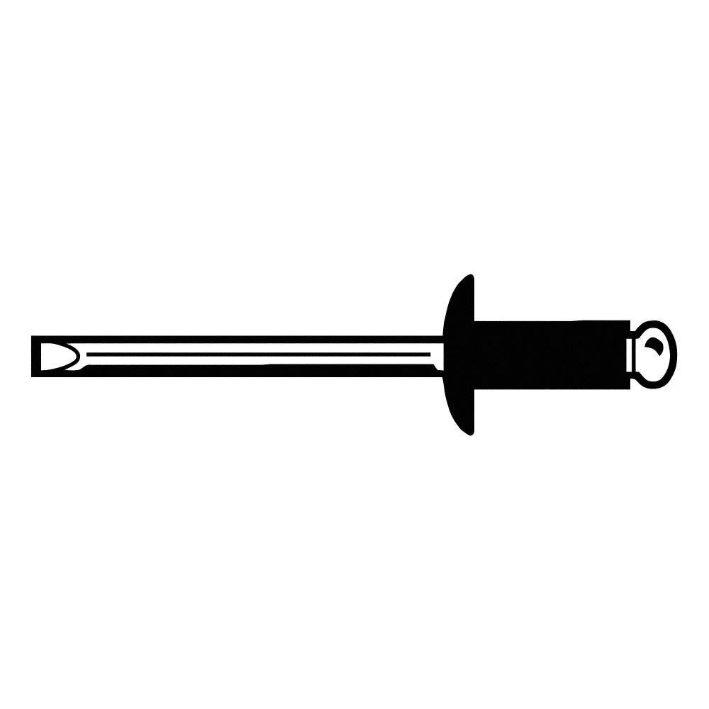 GRAINGER APPROVED U34121.009.0036 Blind Rivet,3/32Inx0.500In,Dome,PK500 32MK58