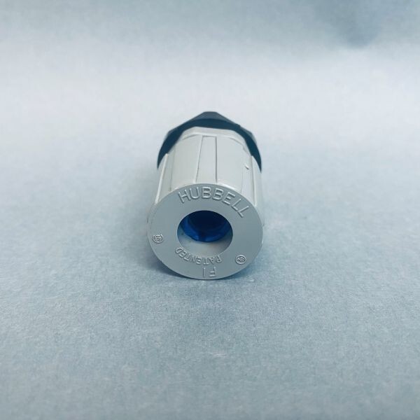 Hubbell Cord Connector 1/2 in. F1 Nylon Lot of 4 Connectors