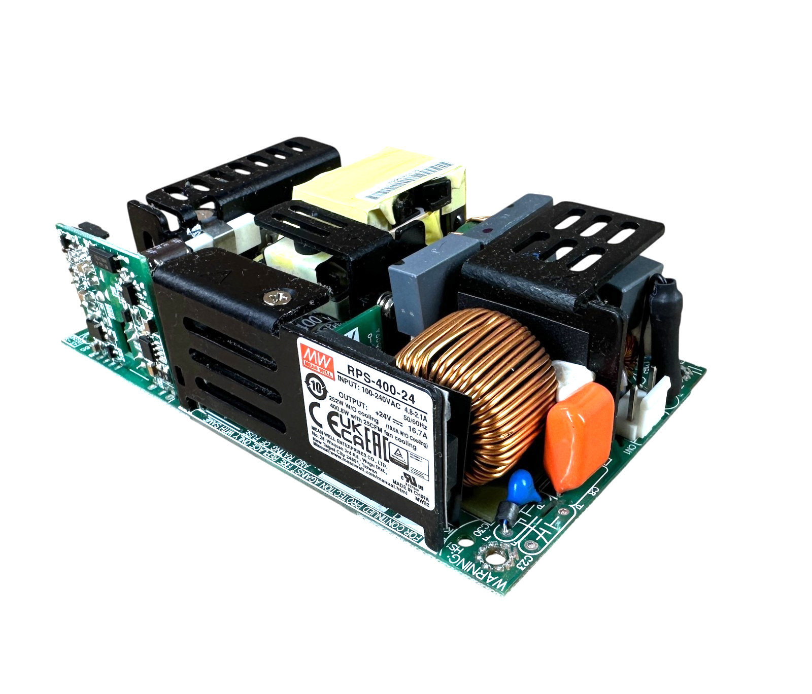RPS-400-24 MEAN WELL 252W 24V 16.7A – Medical Power Supply open frame