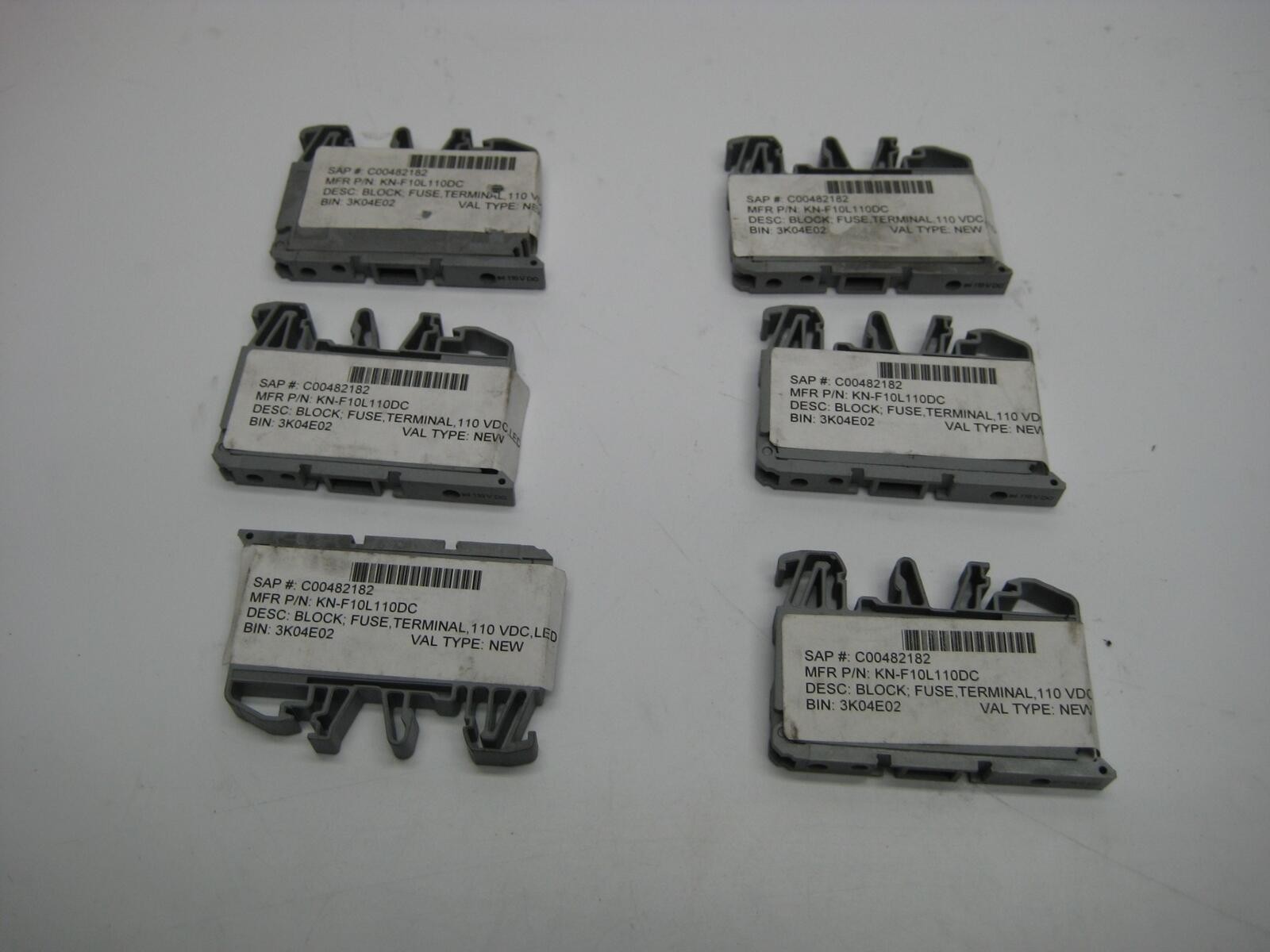 INDUSTRIAL SPARE KN-F10L110DC LOT OF 6 NSNP