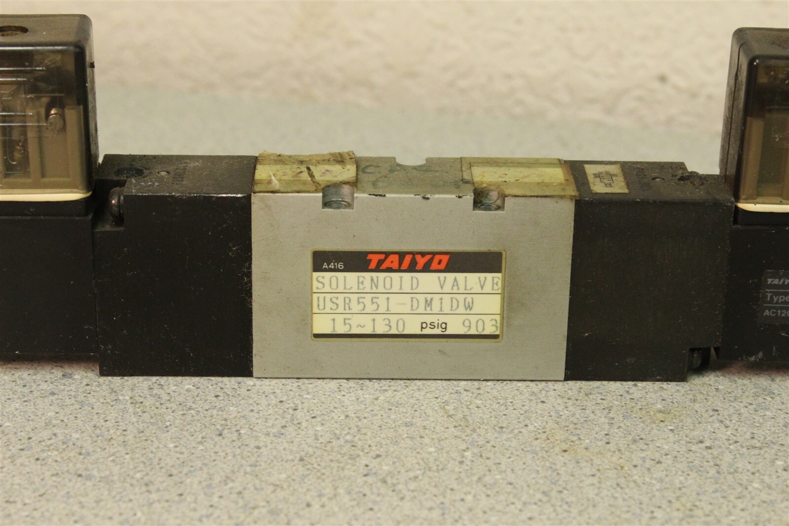 Taiyo Solenoid Valve USR551-DM1DW Type SRS2-9D *FREE SHIPPING*