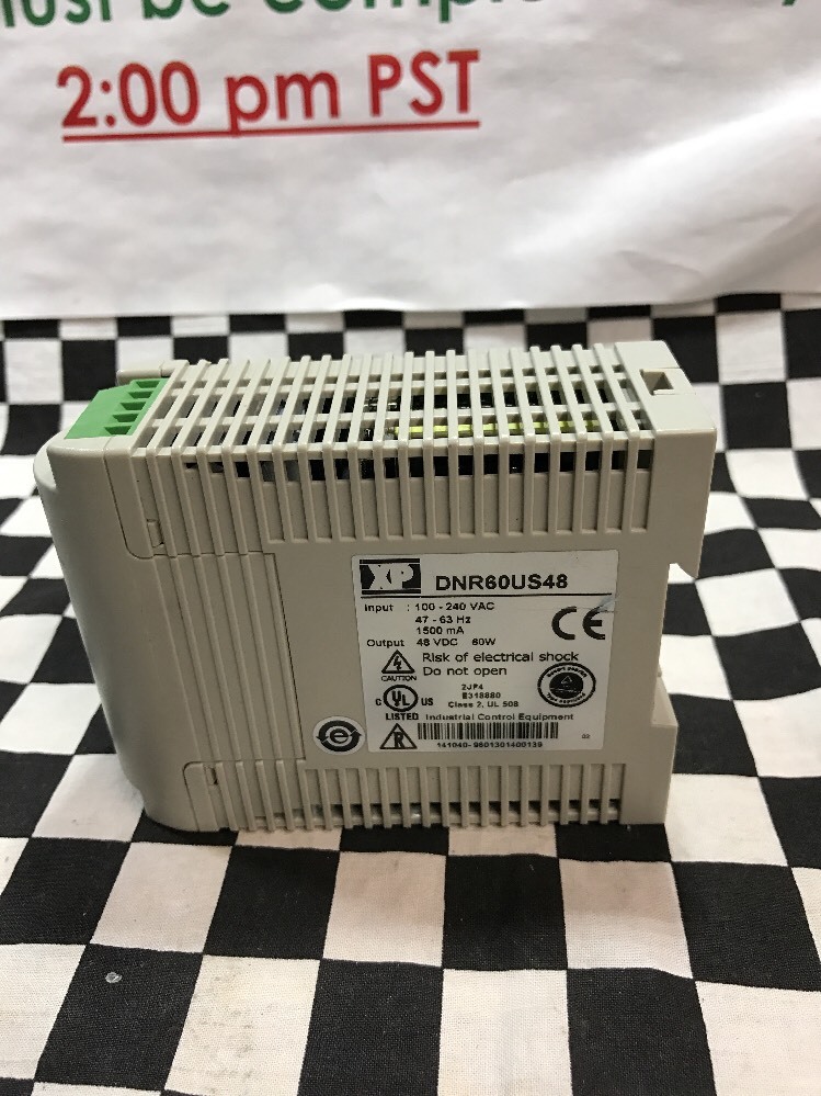 XP POWER SUPPLY DNR60, DNR60US48, Shipsameday#1652Q6