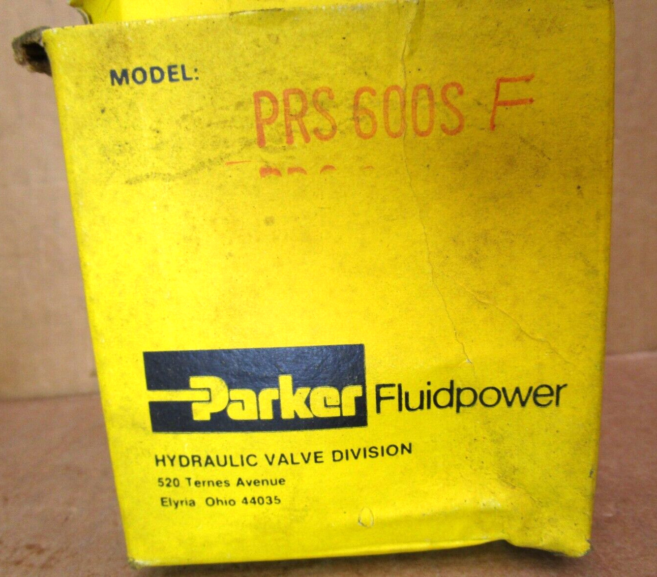 Parker Fluidpower PRS600SF Hydraulic Valve 50954LR