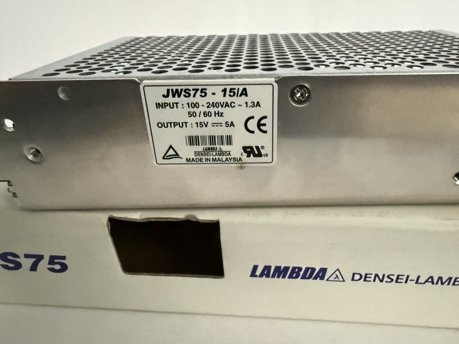 Lambda Densei – Lambda JWS75 – 15 / A 240 VAC 1.3A New