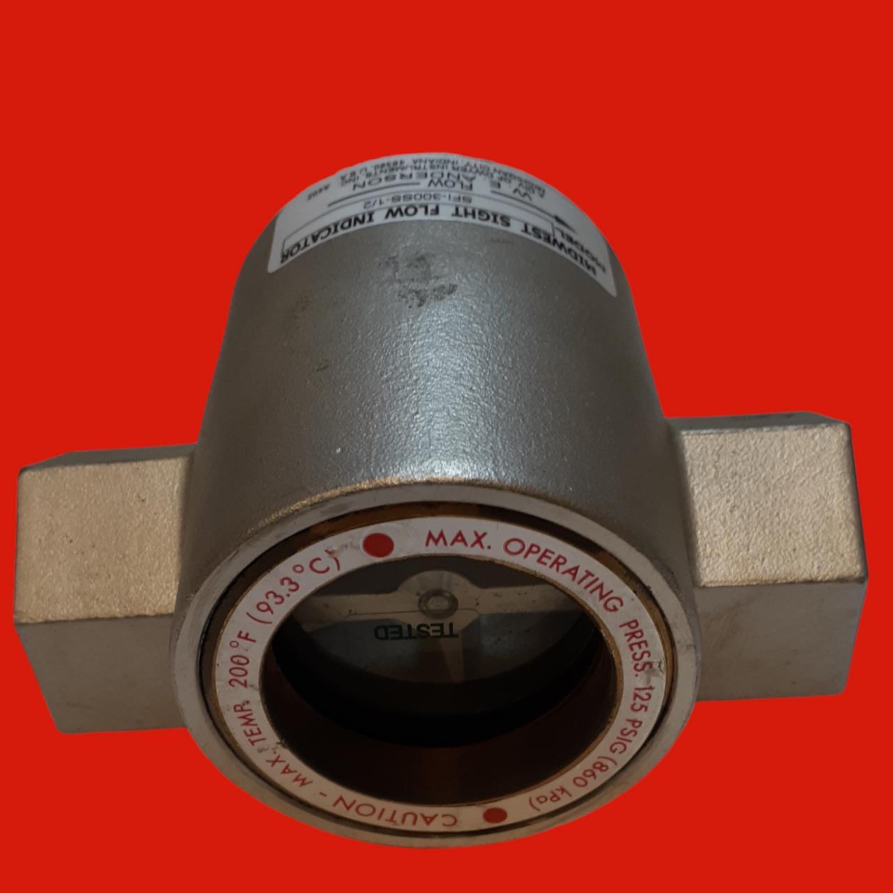 W.E. Anderson SFI-300SS-1/2 Midwest Sight Flow Indicator