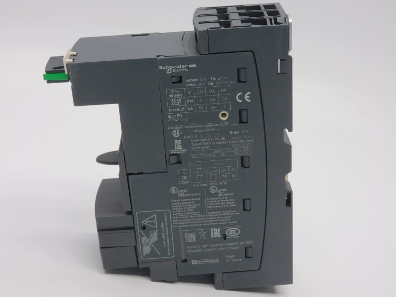SCHNEIDER ELECTRIC LUB12 690V 12A (GREEN) NSMP