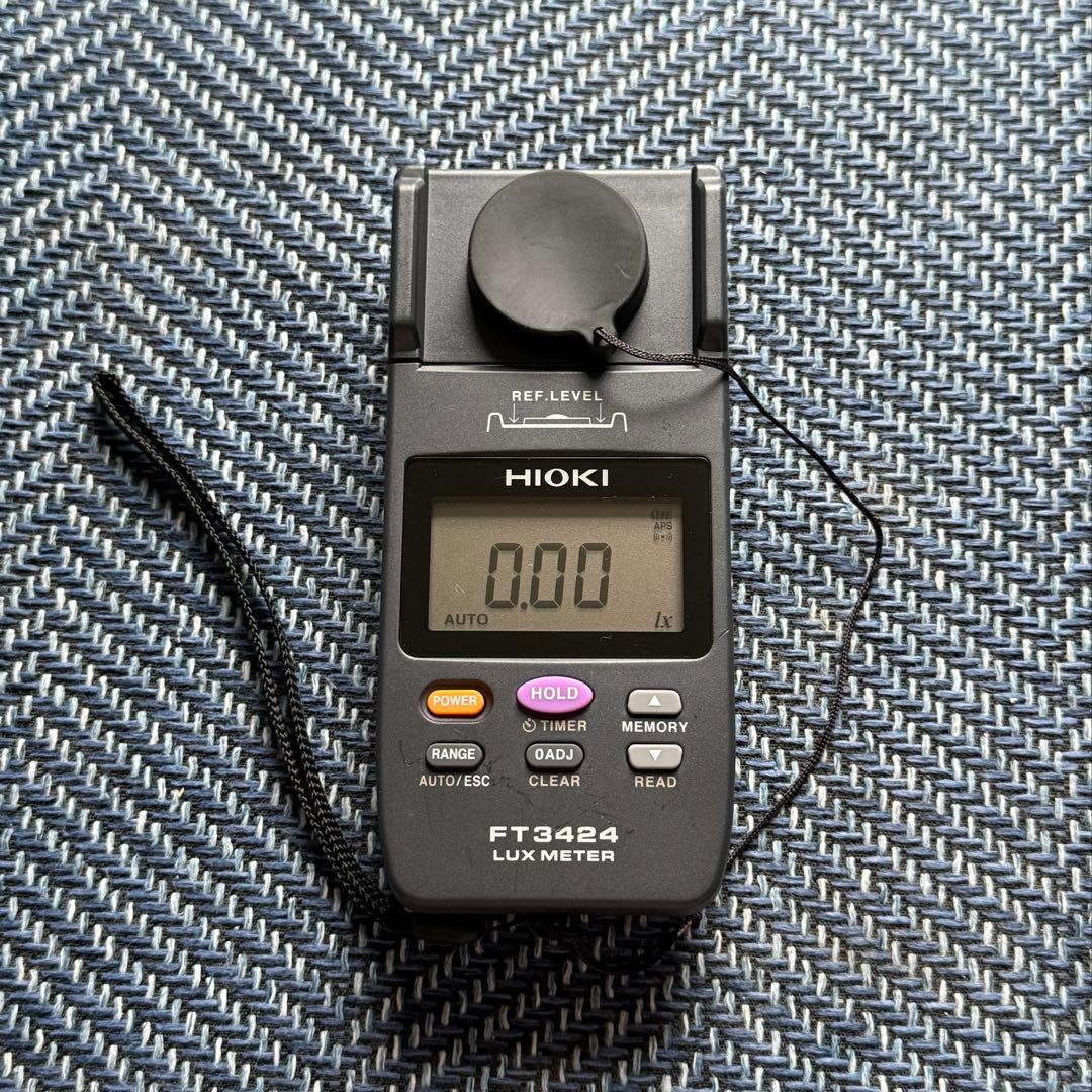 Hioki Digital Illuminance Light Meter FT3424 Lux Meter