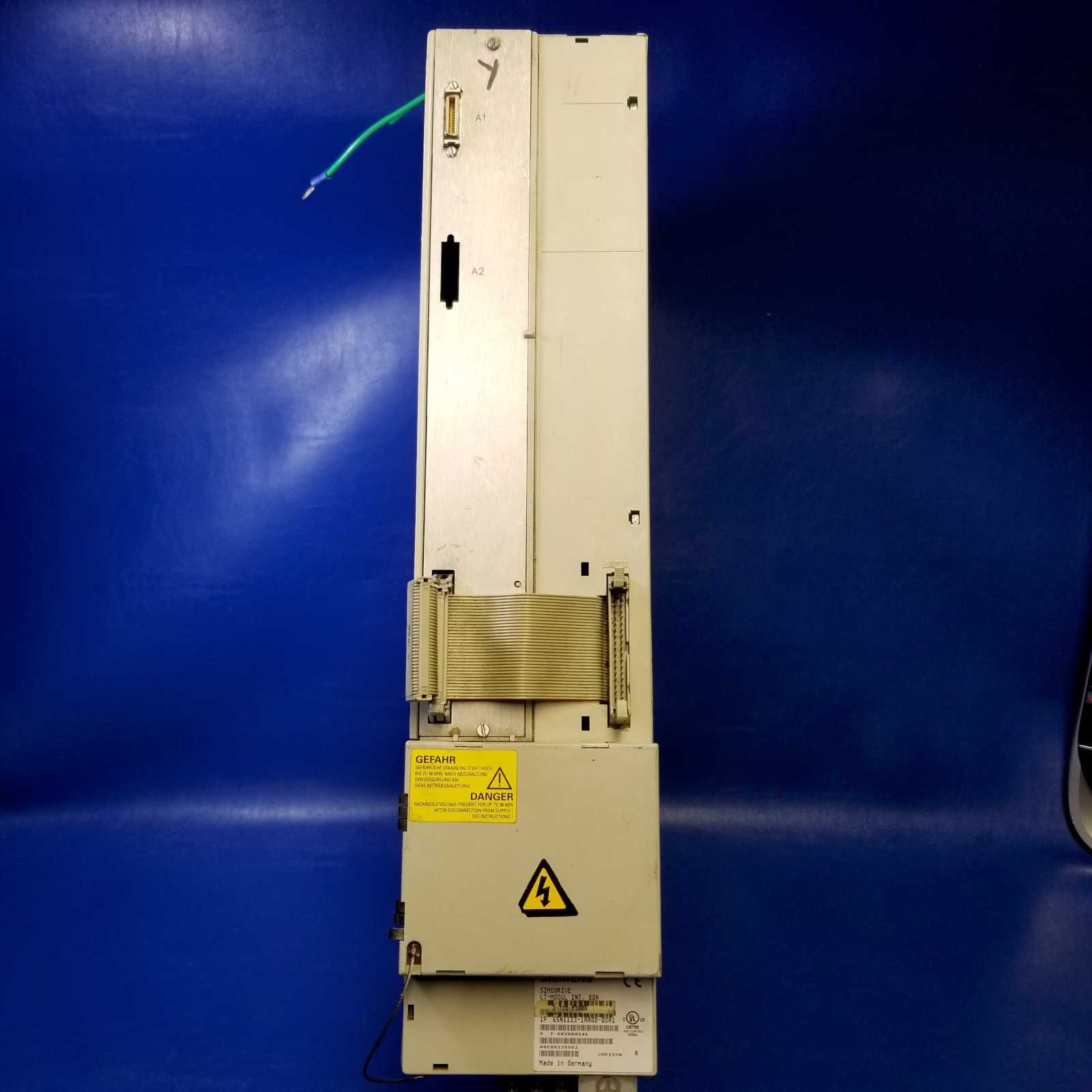 Siemens 6SN1123-1AA00-0DA1 Simodrive LT-Modul INT 80A With Heidenhain 3-542-1280