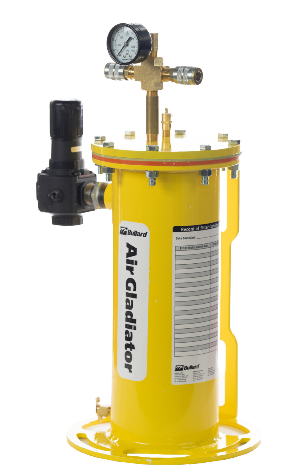 Bullard AGLDTR2 Air Filter Assembly with Pressure Relief Valve