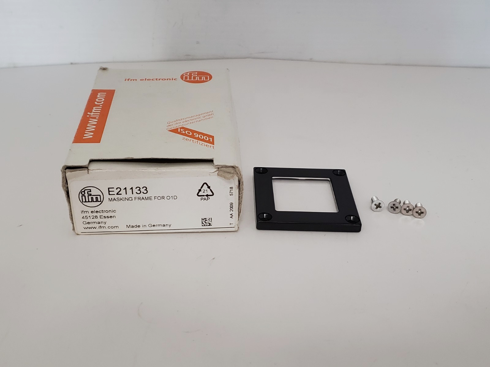 IFM ELECTRONIC E21133 PROTECTIVE COVER MASKING FRAME FOR 01D NIB