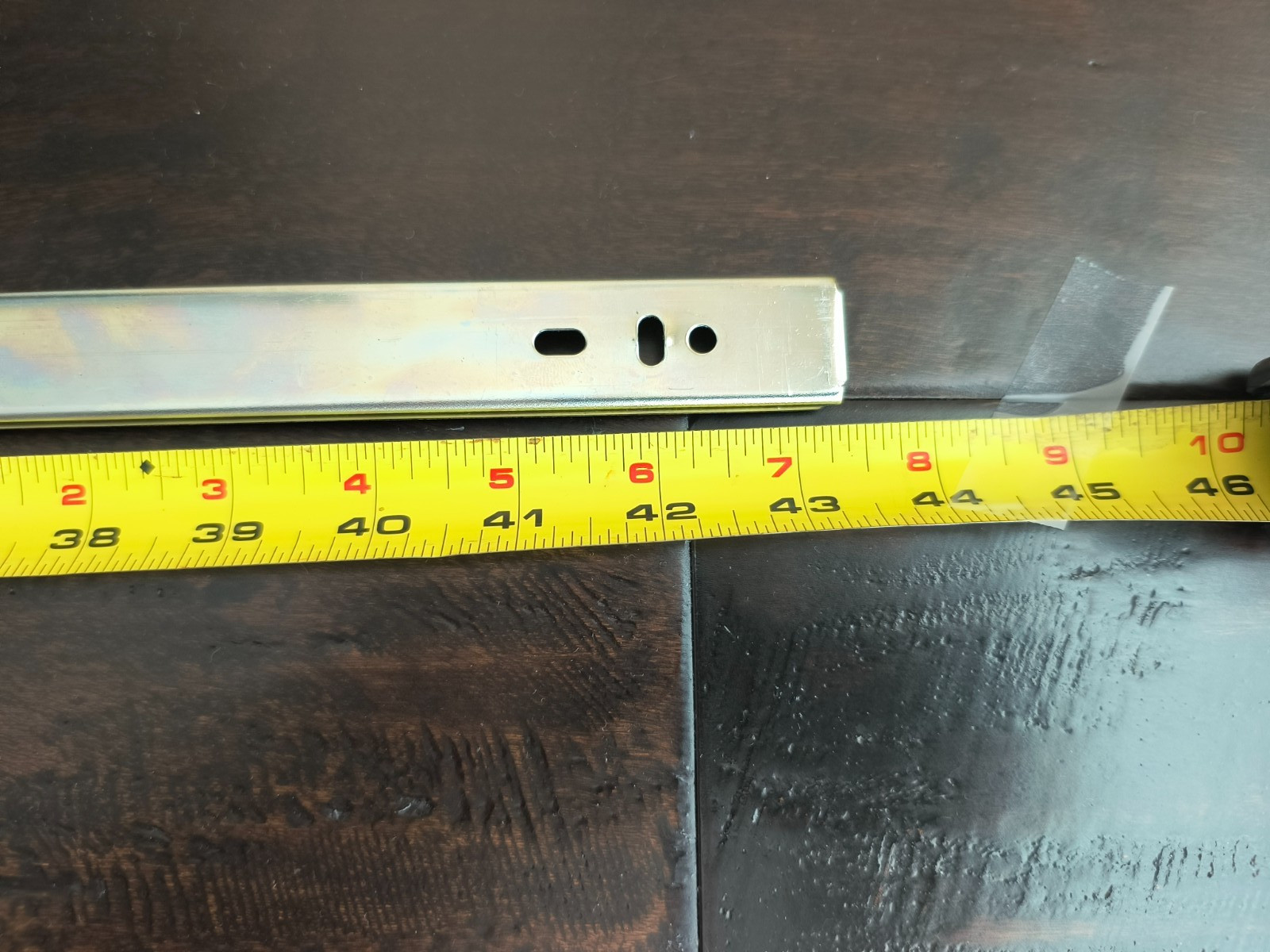 (Qty 2) Drawer Rail/ Slide with ball bearing 21-1/2″ closed; 43 1/4″ open/extend
