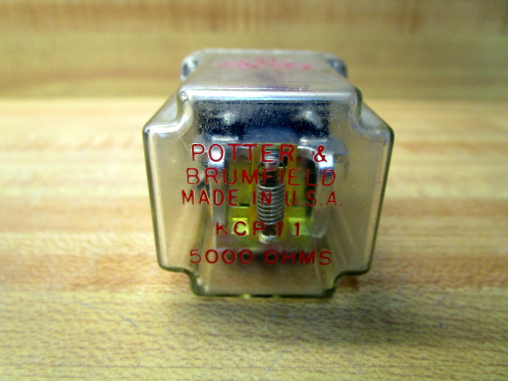 Potter & Brumfield KCP11-5000 Ohms AMF Relay KCP11-5,000 Ohms