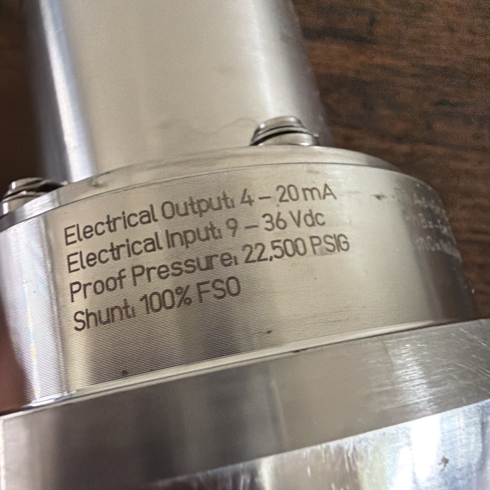 GP:50 Weco MODEL 370ASDCA Hammer Union Pressure Transducer Transmitter