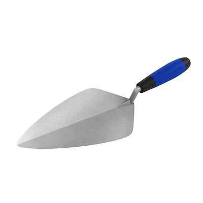 Bon Pro Plus 10″ Wide London Pro Carbon Steel Brick Trowel, Comfort Grip Handle