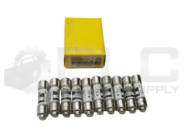 NEW BOX OF 10 BUSSMANN FNQ-R-5 LIMITRON FUSE 5A 600VAC