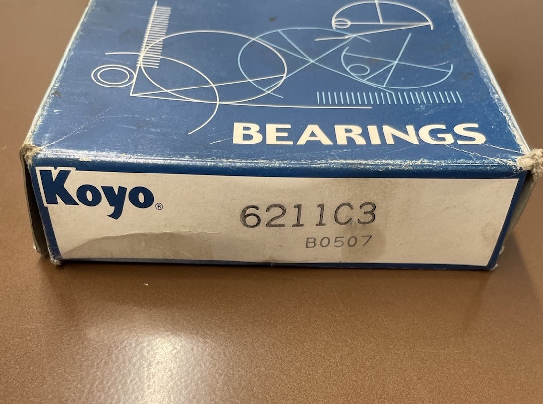 KOYO 6211C3 DEEP GROOVE BALL BEARING