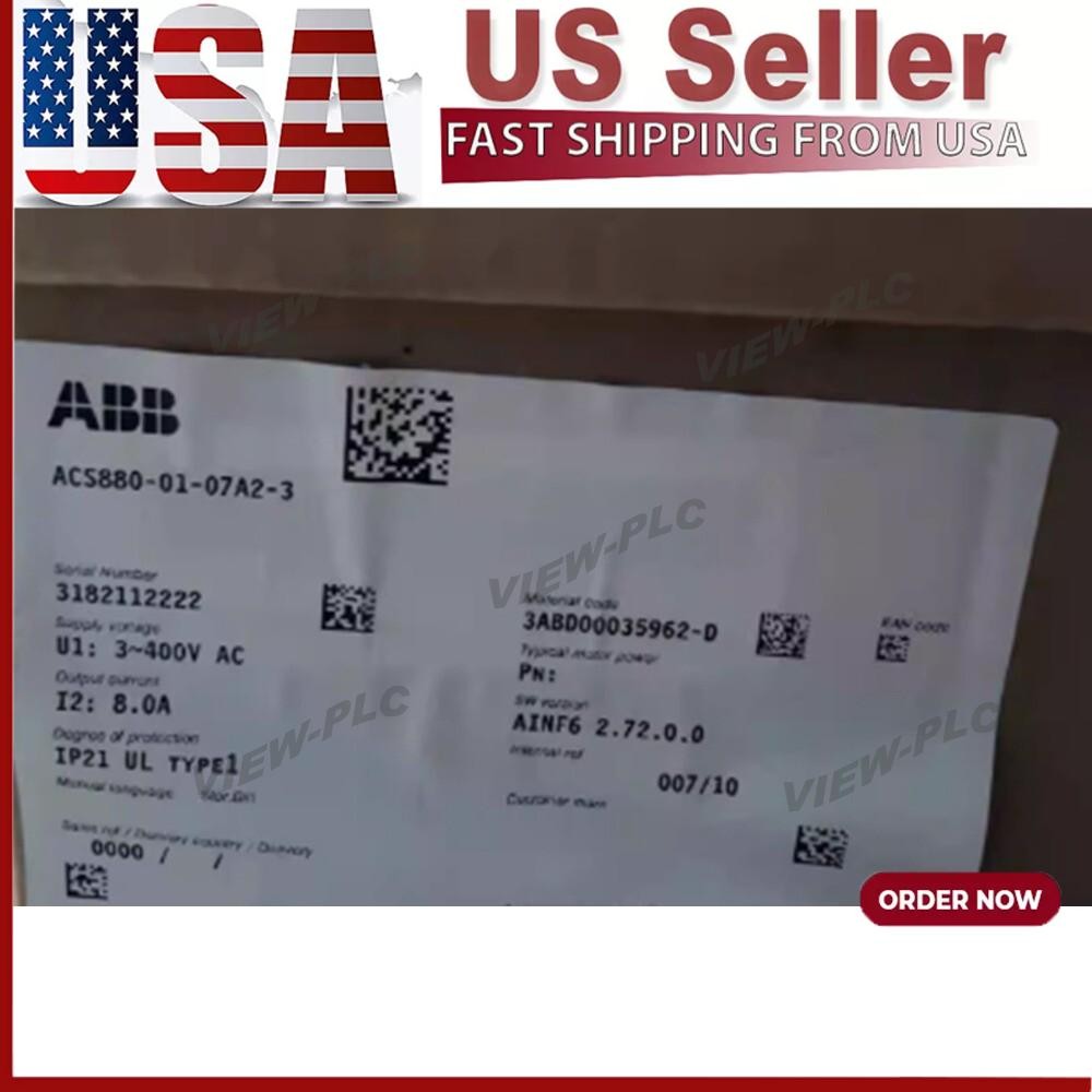 New In Box ABB ACS880-01-07A2-3