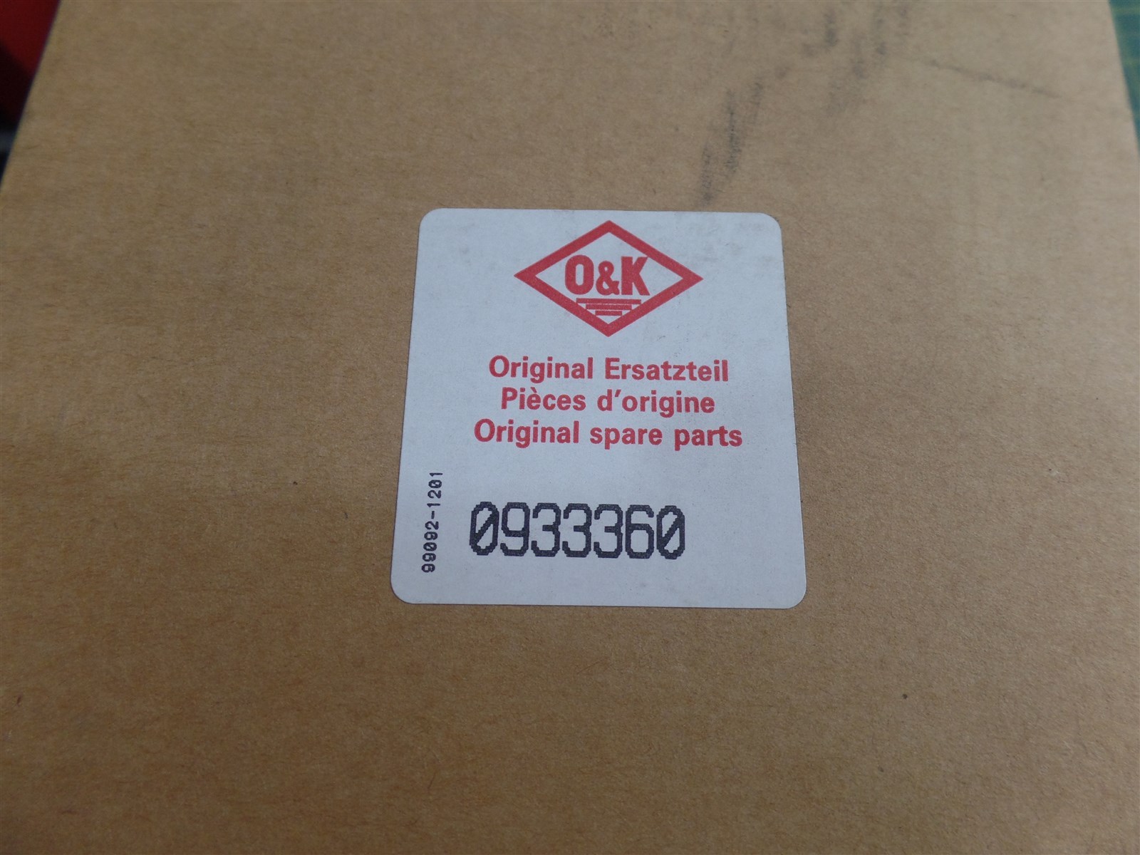 GENUINE TROJAN O&K 10093336000 FILTER INSERT ASSEMBLY, 10-093336000, 0933360 NOS