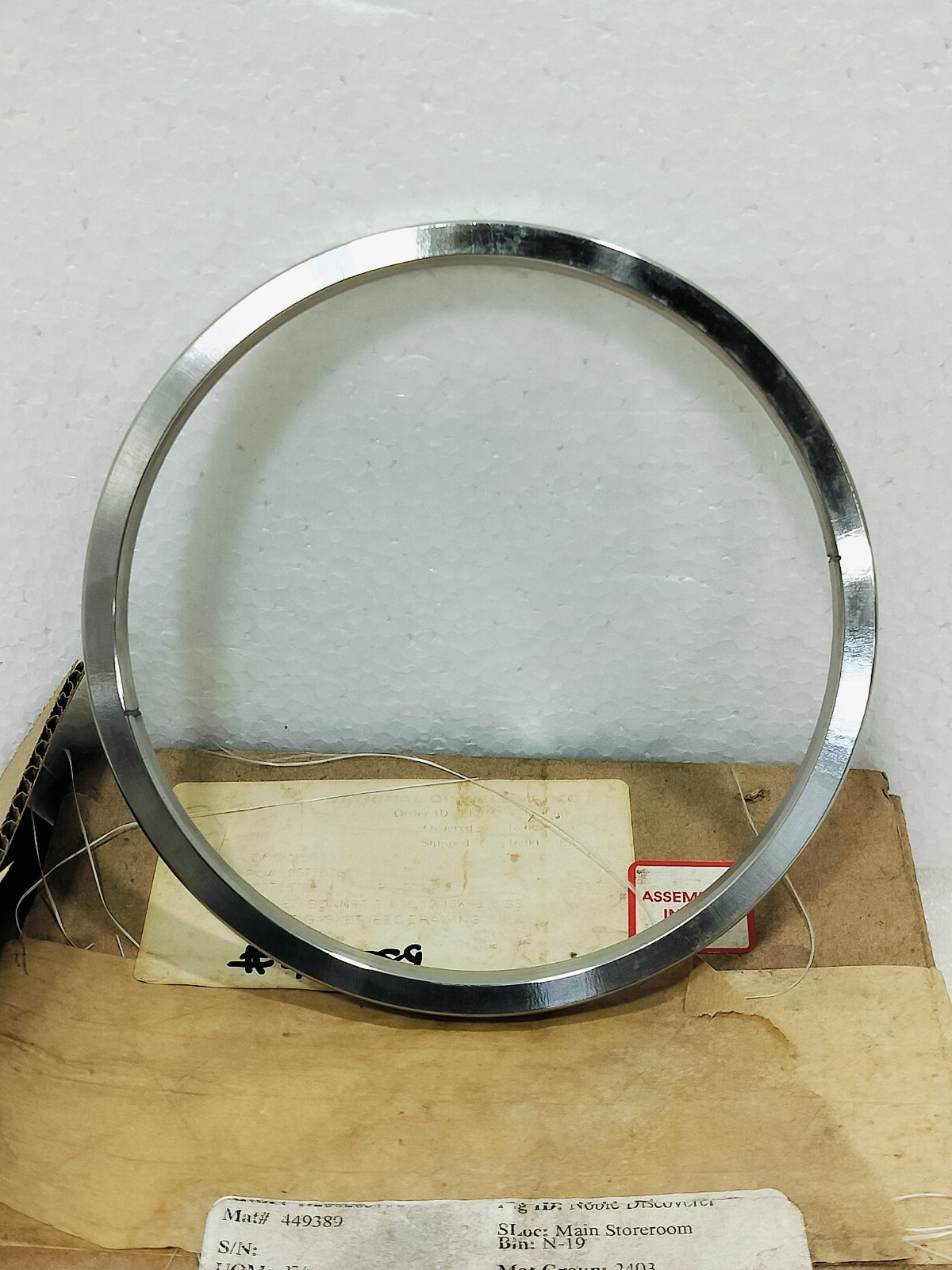 NOV/ENERGY EQUIPMENT PA-0010 REV B S316 Gasket Bonnet 3-1/16″ 10K PSI PA-0010/B