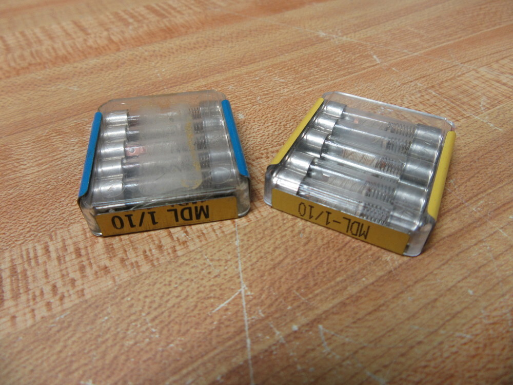 Buss MDL-1/10 Bussmann Fuse Cross Ref 6F021, 3AG-SB Spring (Pack of 10)
