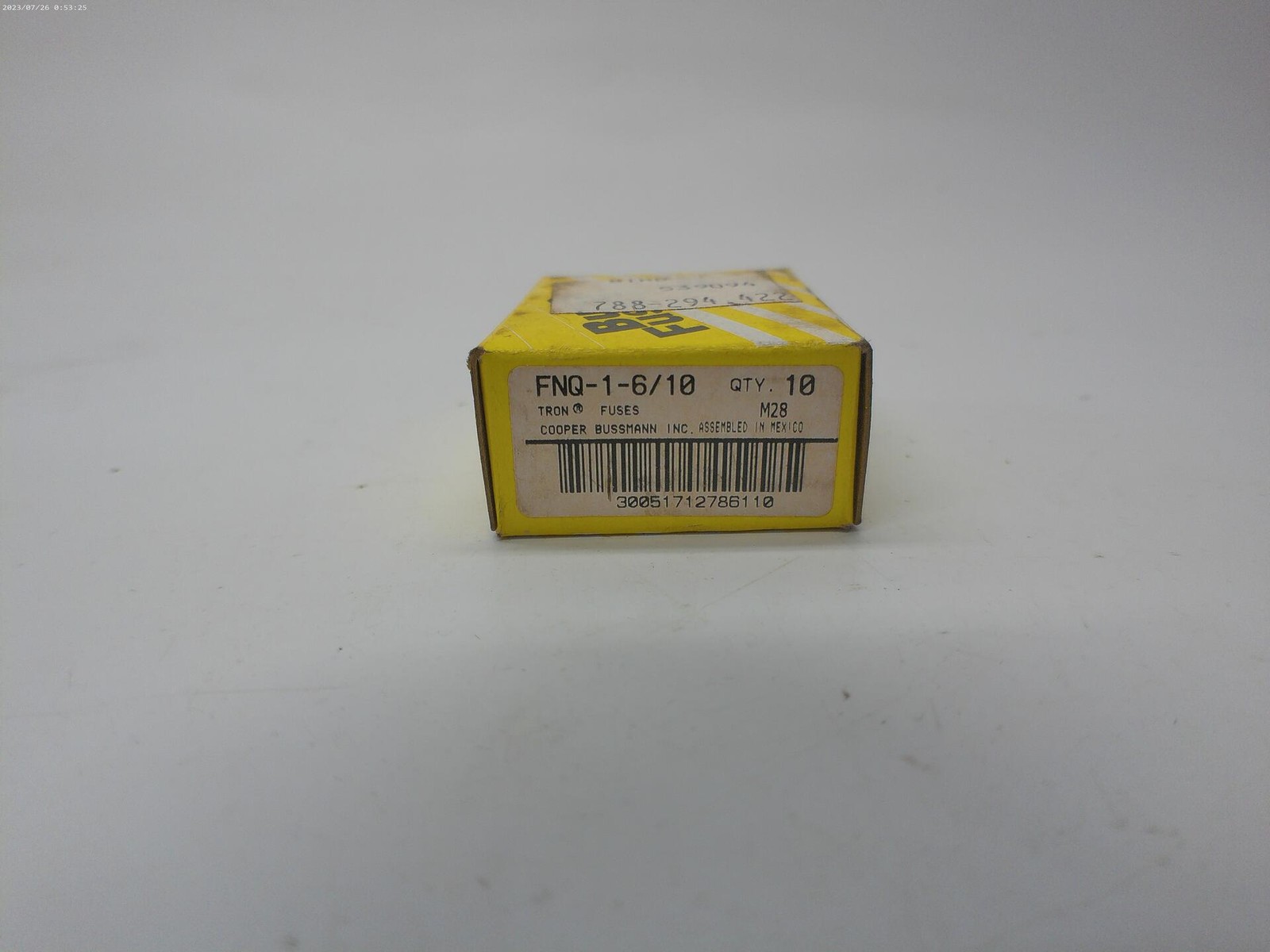 BUSSMANN FNQ-1-6/10 FUSE GREEN PKG OF 10 NSMP