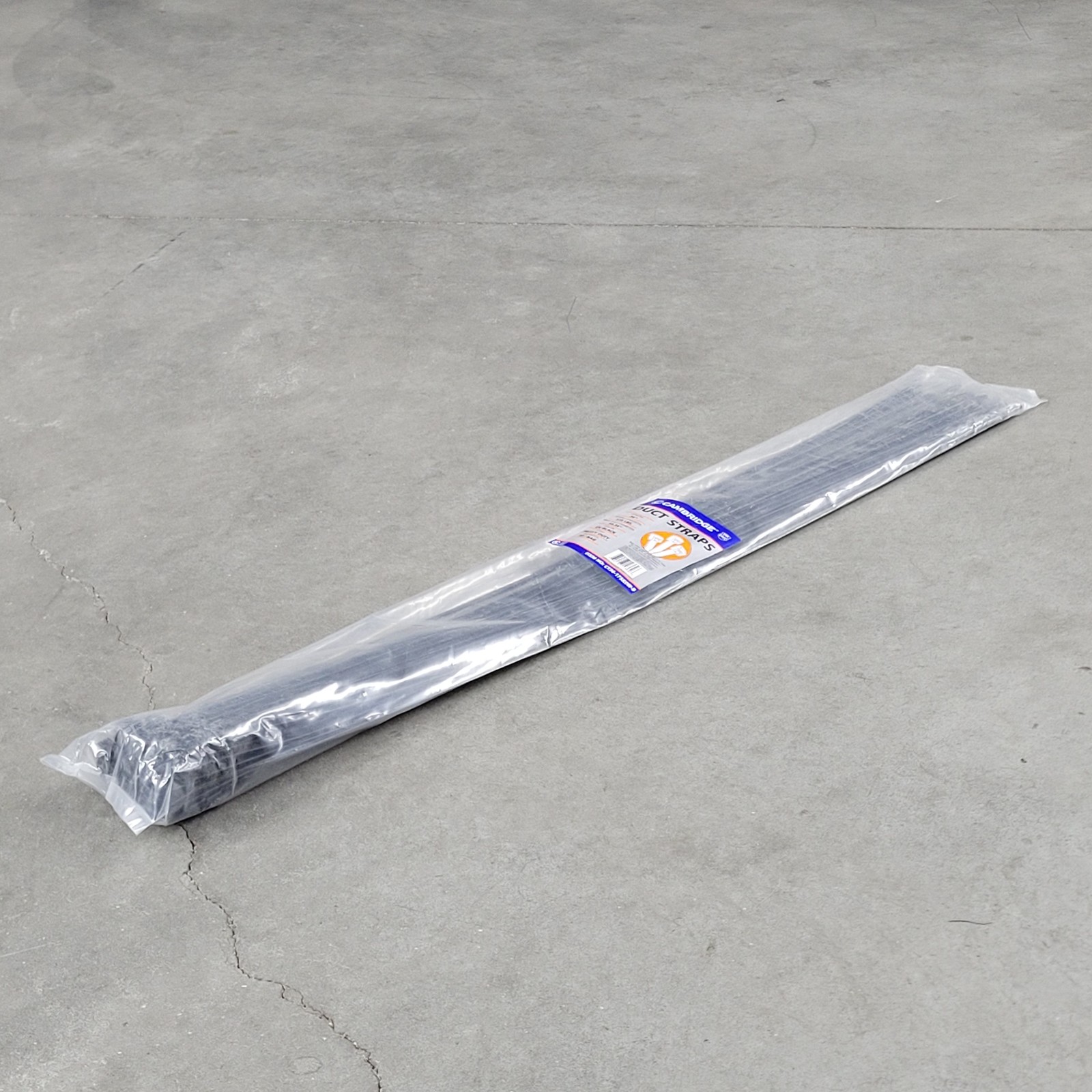 Pack of 50 – Cambridge CT36-175K0W-B Duct Strap, 36″, UV Black – NEW