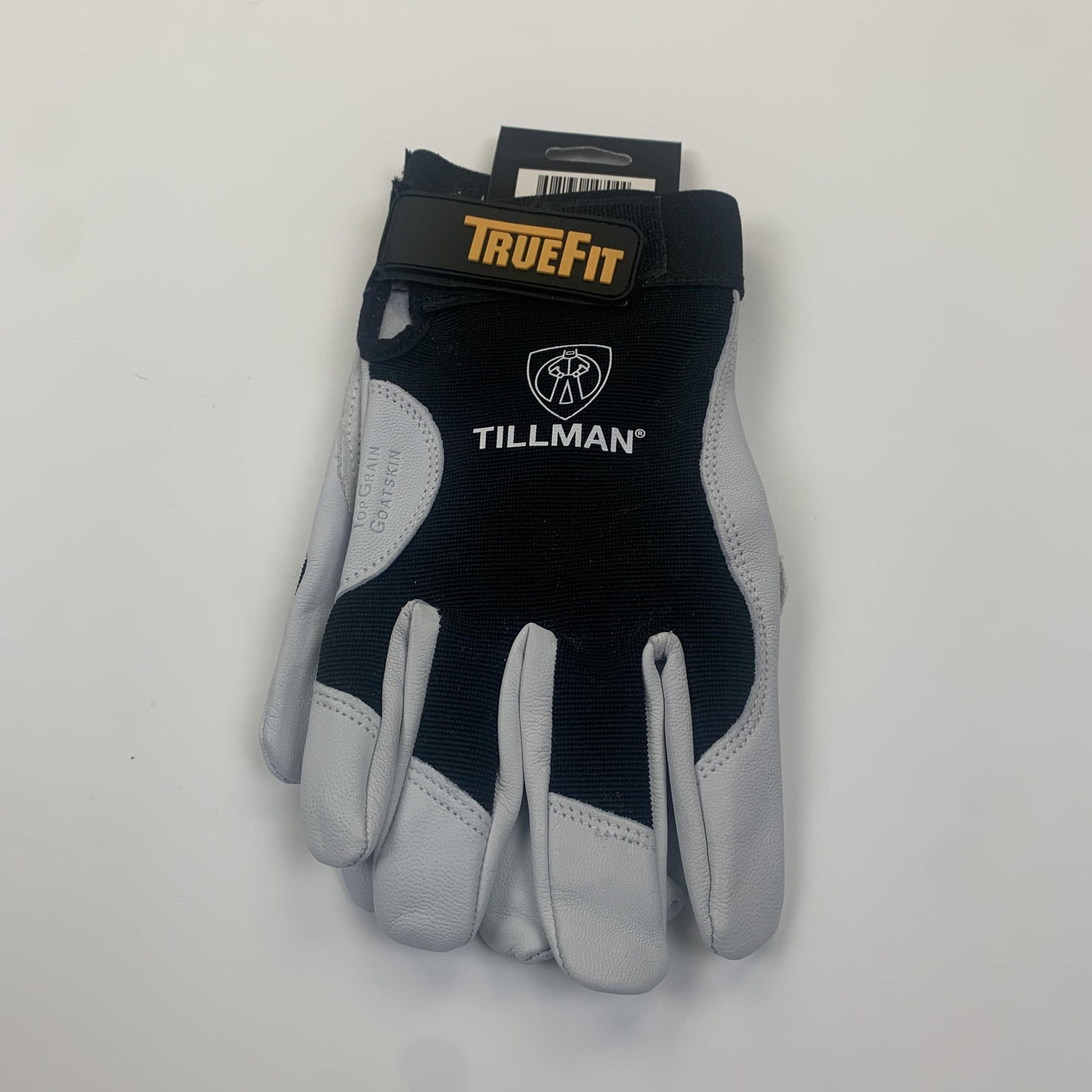 Tillman TrueFit 1470XL Top Grain Goatskin Work Gloves X-Large Gray Black Safety
