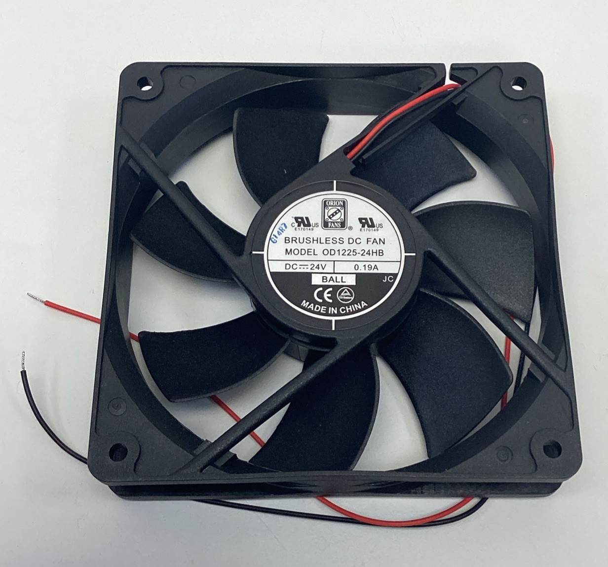 Orion OD1225-24HB / 541-5362 120mm Brushless DC Ball Bearing Fan 24VDC (OV135)